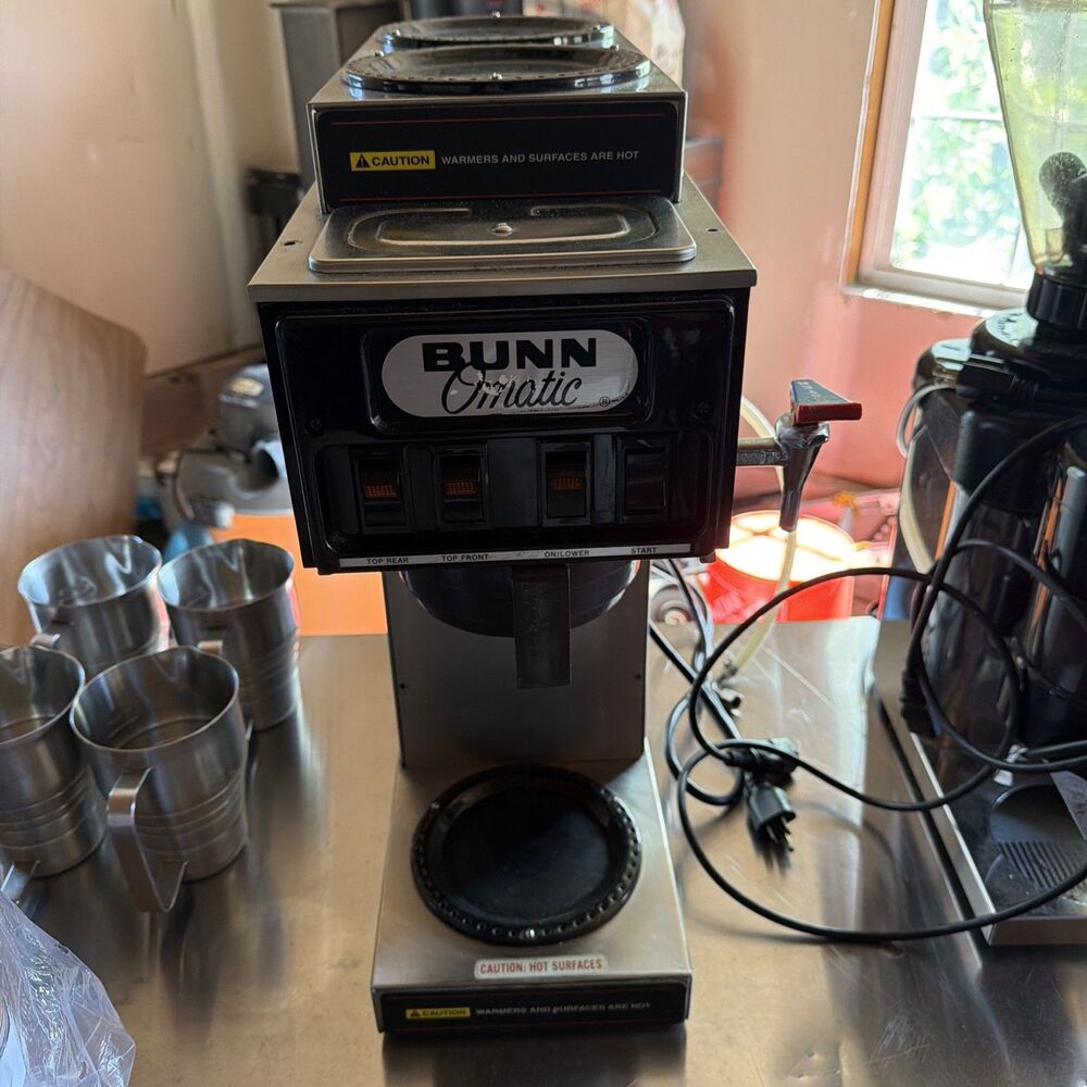 Bunn STF15  Commercial Automatic 3 Burner Coffee Brewer Used Drip Coffee Machine